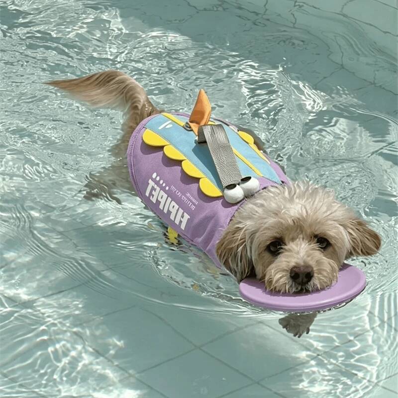 Life Jacket Buoyancy - Hondenzwemvest in schattige haaienvorm, anti-verstikkingsvest met